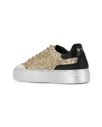 goldene niedrige Sneakers von N°21