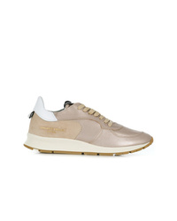 goldene niedrige Sneakers von Philippe Model