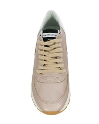 goldene niedrige Sneakers von Philippe Model