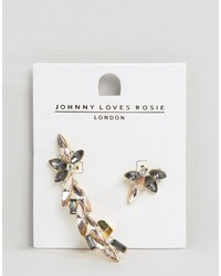 goldene Ohrringe von Johnny Loves Rosie