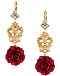 goldene Ohrringe von Dolce & Gabbana