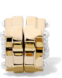 goldene Ohrringe von Givenchy