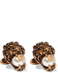 goldene Ohrringe von Gucci