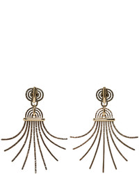 goldene Ohrringe von Lanvin