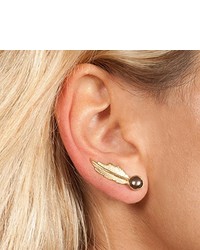 goldene Ohrringe von LeiVanKash