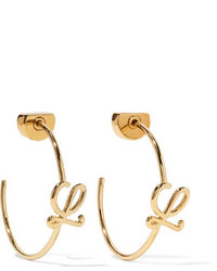 goldene Ohrringe von Loewe
