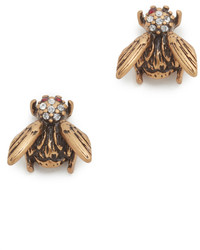 goldene Ohrringe von Marc Jacobs