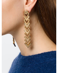 goldene Ohrringe von Versace