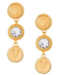 goldene Ohrringe von Versace