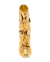 goldene Pailletten Stiefeletten von Maison Margiela