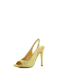 goldene Pailletten Sandaletten von Evita