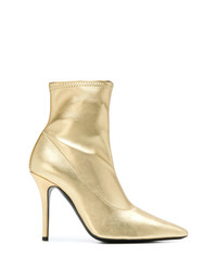 goldene Pelz Stiefeletten von Giuseppe Zanotti Design