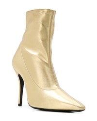 goldene Pelz Stiefeletten von Giuseppe Zanotti Design