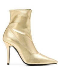 goldene Pelz Stiefeletten von Giuseppe Zanotti Design