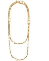 goldene Perlenkette von Chanel