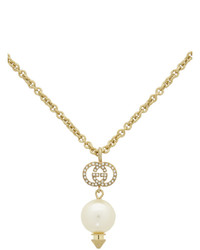 goldene Perlenkette von Gucci