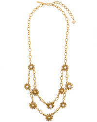 goldene Perlenkette von Oscar de la Renta