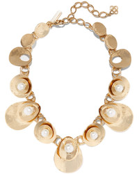goldene Perlenkette von Oscar de la Renta