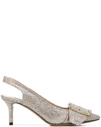 goldene Pumps von Casadei