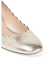 goldene Pumps von Chloé