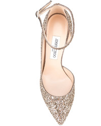 goldene Pumps von Jimmy Choo