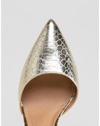 goldene Pumps von Asos