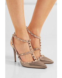 goldene Pumps von Valentino