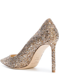 goldene Pumps von Jimmy Choo