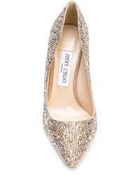 goldene Pumps von Jimmy Choo