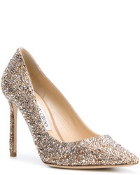 goldene Pumps von Jimmy Choo