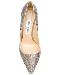 goldene Pumps von Jimmy Choo