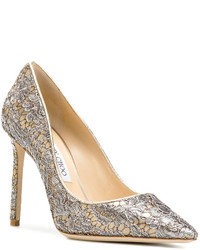 goldene Pumps von Jimmy Choo