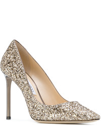 goldene Pumps von Jimmy Choo