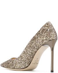 goldene Pumps von Jimmy Choo