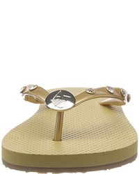 goldene Sandalen von Armani Jeans