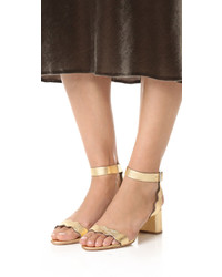 goldene Sandalen von Loeffler Randall