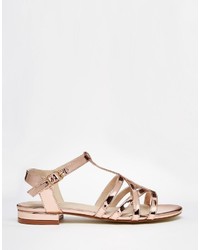 goldene Sandalen von Asos