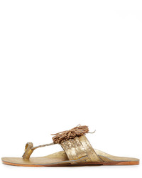 goldene Sandalen von Figue