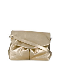 goldene Satchel-Tasche aus Leder von Marsèll