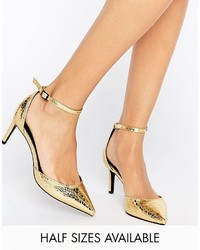 goldene Schuhe von Asos