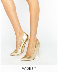 goldene Schuhe von Asos