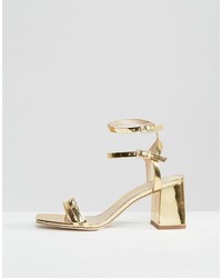 goldene Schuhe von Asos