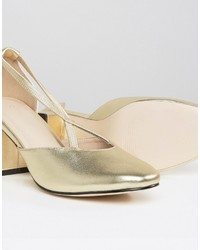 goldene Schuhe von Asos
