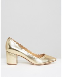 goldene Schuhe von Asos