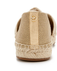 goldene Segeltuch Espadrilles von MICHAEL Michael Kors