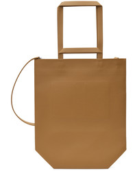 goldene Shopper Tasche aus Leder von At.Kollektive