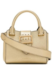 goldene Shopper Tasche aus Leder von Burberry