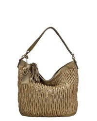 goldene Shopper Tasche aus Leder von Caterina Lucchi
