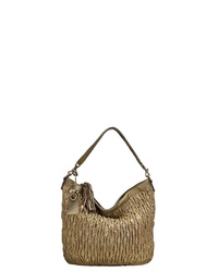 goldene Shopper Tasche aus Leder von Caterina Lucchi
