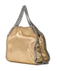 goldene Shopper Tasche aus Leder von Stella McCartney